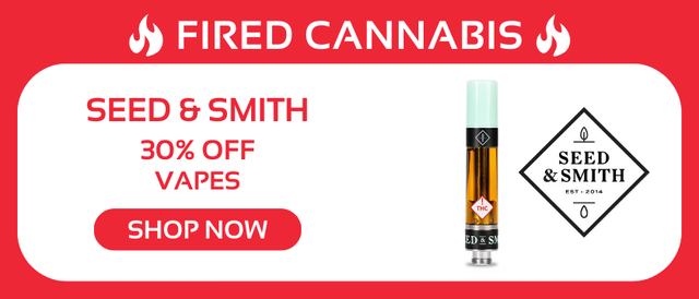 Cannabis Promo, Cannabis Sales, Cannabis Discounts, Cannabis on Sale, Seed & Smith Vapes: 30% OFF