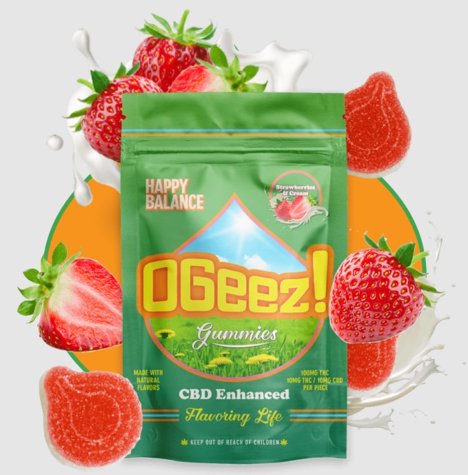 Strawberries and Cream | 100mg 1:1 THC : CBD 10pk