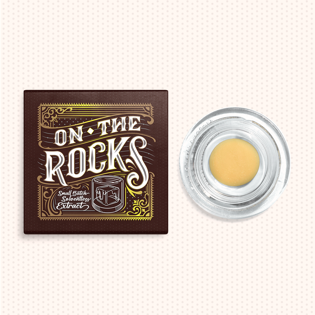 On The Rocks Incredible Bulk Badder Live Rosin Concentrate, 1g