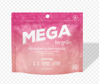 Strawberry Lemonade 1:1 CBC:THC Gummy product
