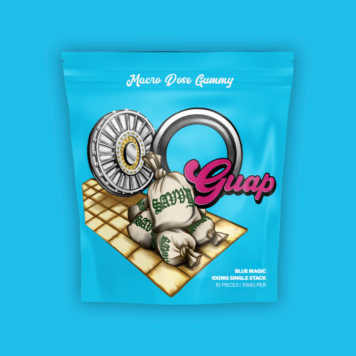 Savvy Guap Blue Magic Gummy Candy Edible, 100mg, 1pk