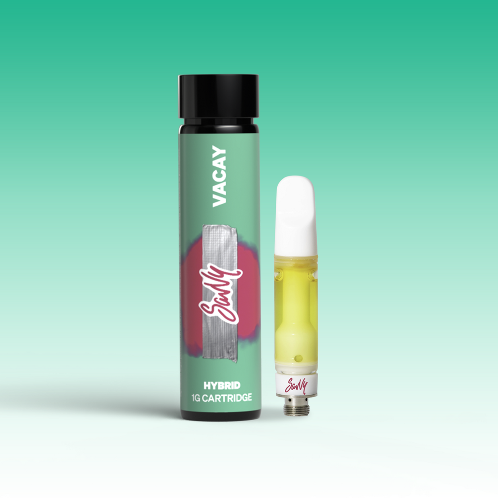 Savvy Vacay Peaches & Cream 1g Cartridge