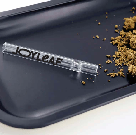 JoyLeaf Glass Chillum One Hitter w/ Cap | Each
