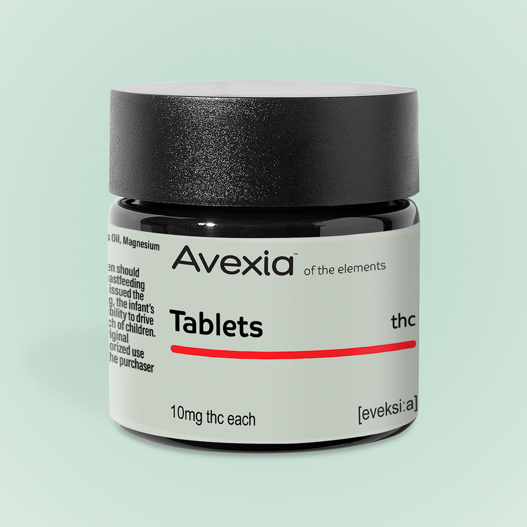 Avexia THC Tablets, 10mg