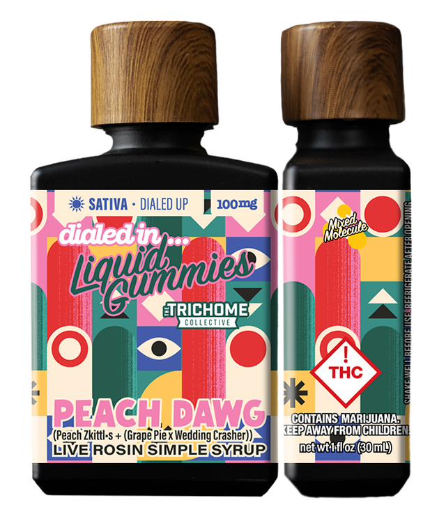 Peach Dawg Liquid Gummies Dialed In