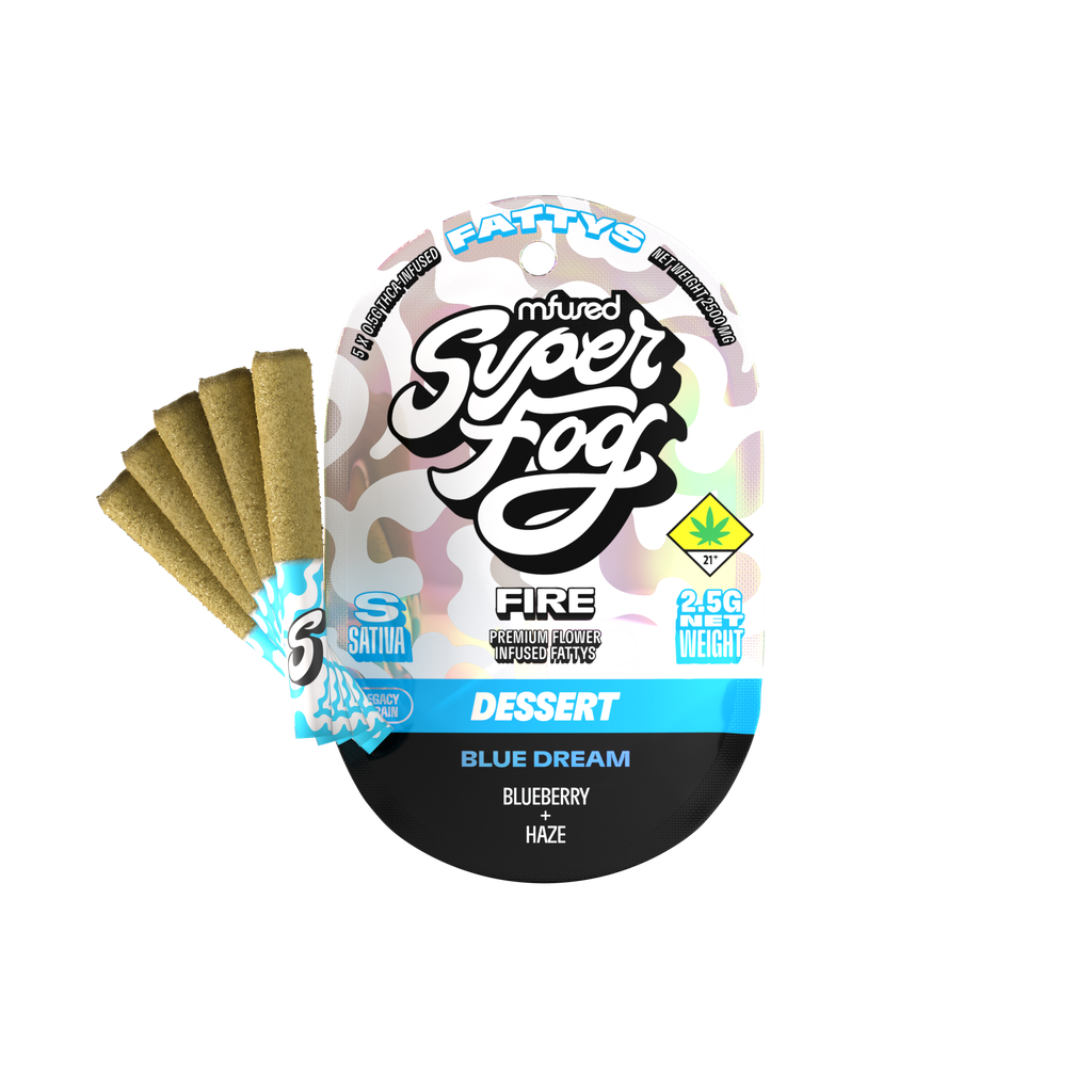 SuperFog Blue Dream Infused Pre-Roll Multi-Pack, 2.5g, 5pk
