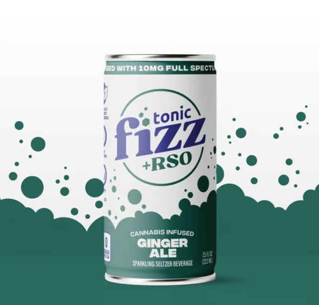 Tonic Ginger Ale RSO Fizz Beverage 10mg 7.5oz