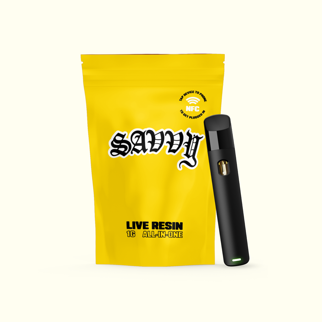 Savvy B52 Bomber Live Resin All-In-One Vape, 1g