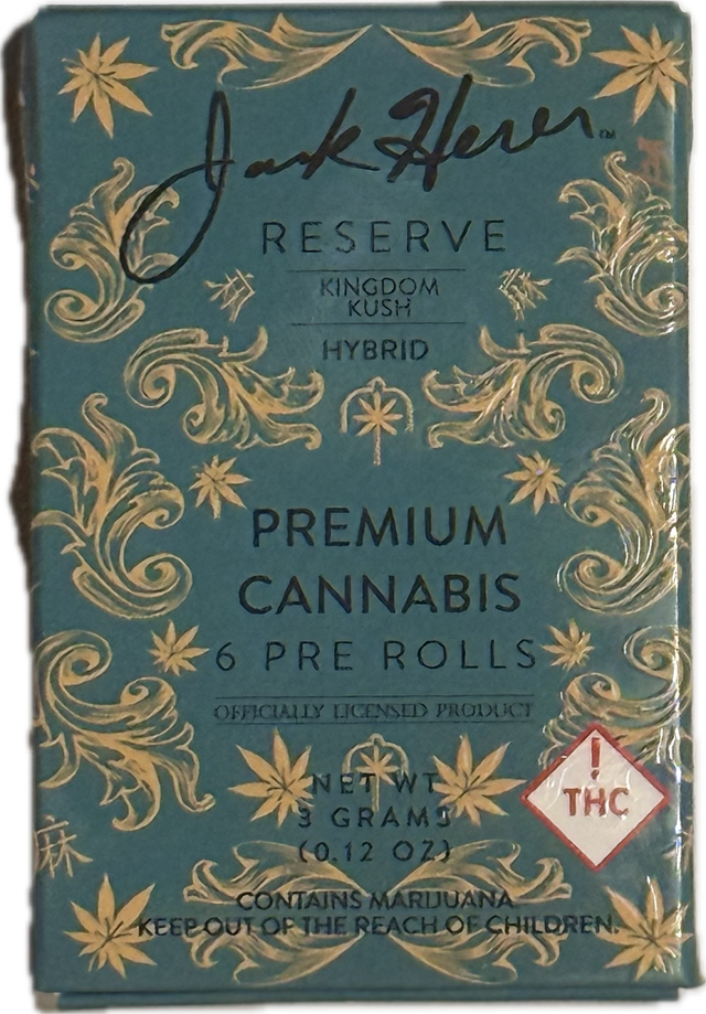 Kingdom Kush Preroll-6 Pack Jack Herer