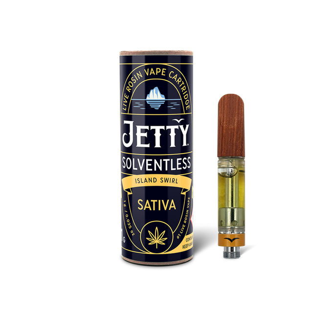 Island Swirl Solventless Cartridge Jetty Extracts (CO)