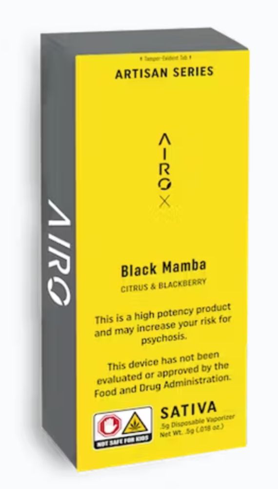 Buy Black Mamba 0.5g Distillate Blend online - Cannabist - Deptford |  Deptford | New Jersey
