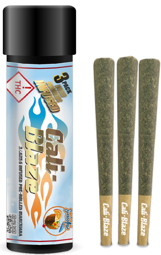 Tropical Smoothie Infused Pre-roll 3 pack (I) Cali Blaze