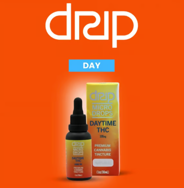 Drip Micro Drops THC Dropper Oil Based Tincture, 100mg Oil Based