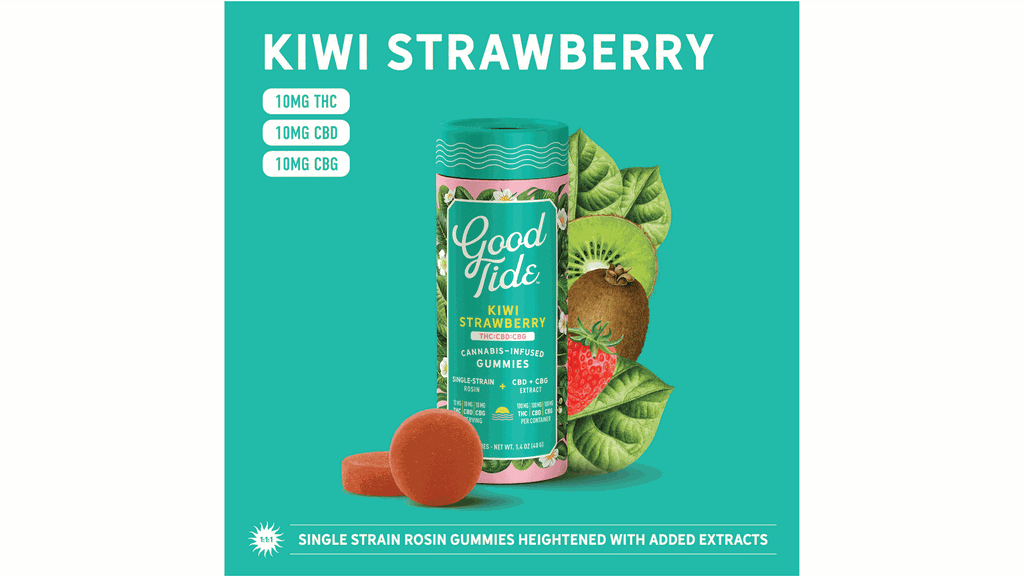 Buy Kiwi Strawberry 1:1:1 THC:CBD:CBG 100mg 10pk Gummies online - Aroma  Hill Peoria | Peoria