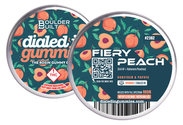 Fiery Peach Gummies Dialed In
