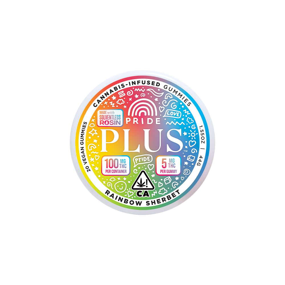 Plus Gummies: Rainbow Sherbet Pride - / 20