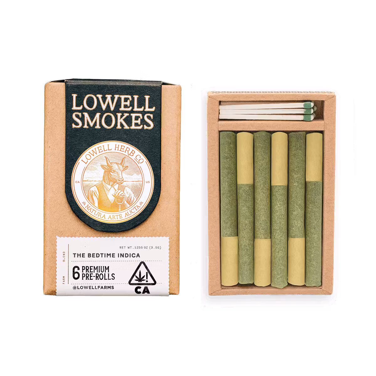 The Bedtime Indica 6-Pack  Lowell Farms