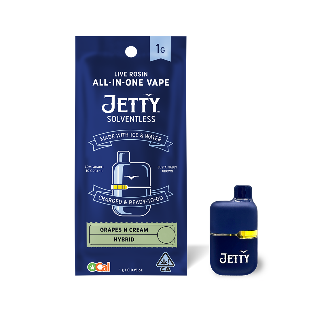 Grapes N Cream Solventless AIO Jetty Extracts