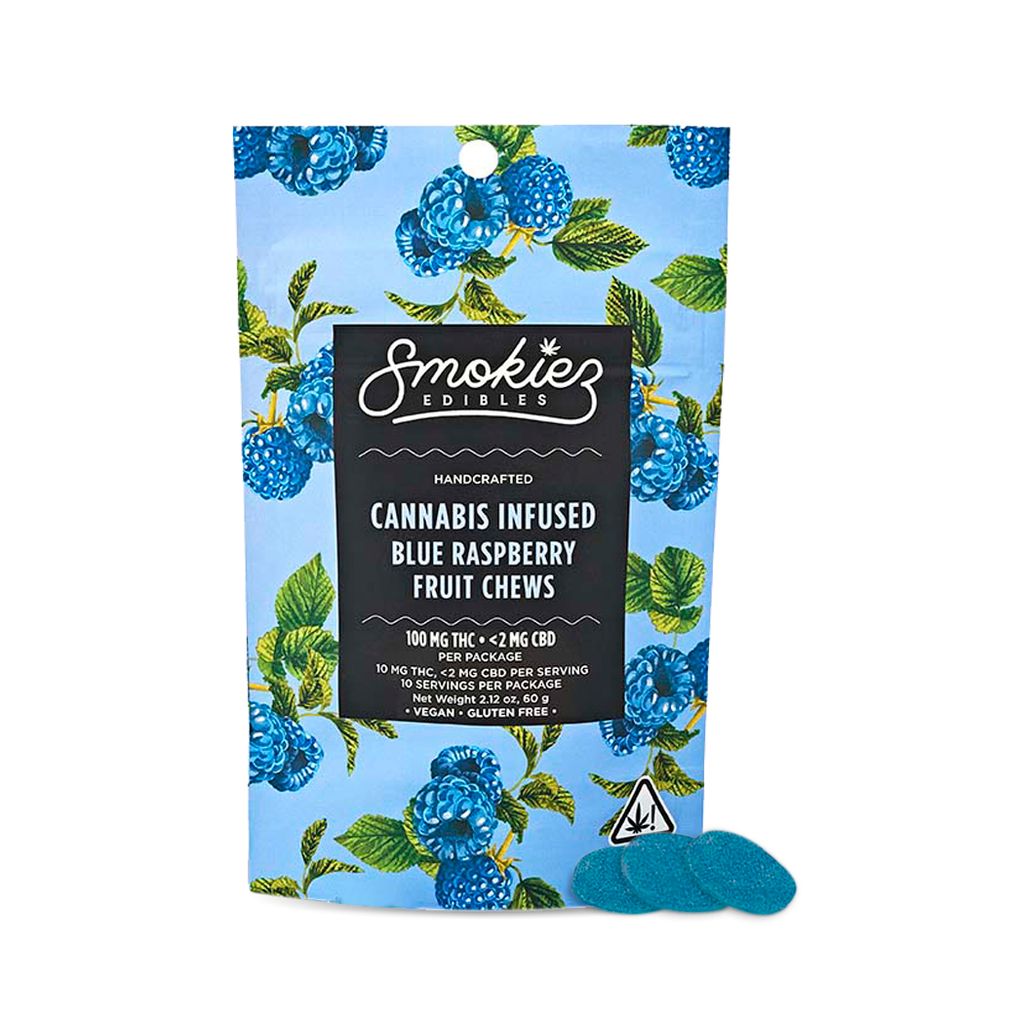 Smokiez: Blue Raspberry Fruit Chews