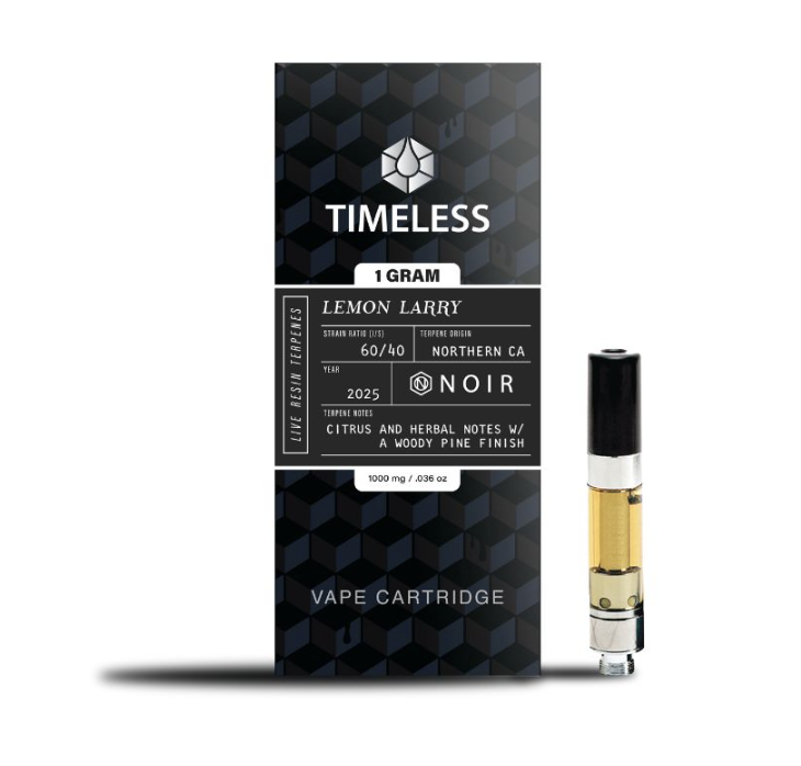 Buy NOIR Lemon Larry 0.5g Cart Live Terp online - Ivy Hall Edwardsville |  Edwardsville | Illinois
