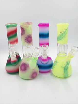 8" Painted Percolator Water Pipe | Assorted Colors