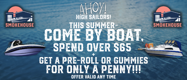 Cannabis Promo, Cannabis Sales, Cannabis Discounts, Cannabis on Sale, Sail-in Special