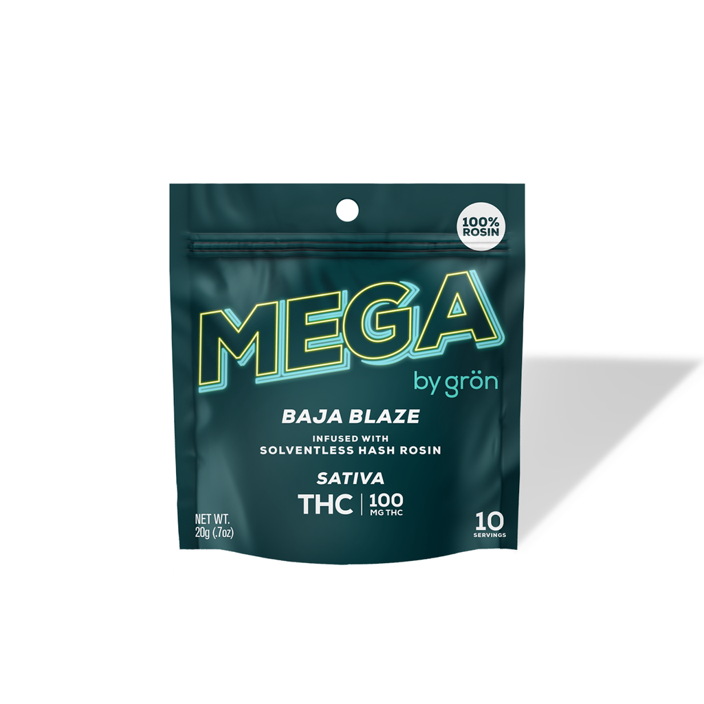Gron Baja Blaze Rosin Gummy Candy Edible, 100mg, 2pk - image 2