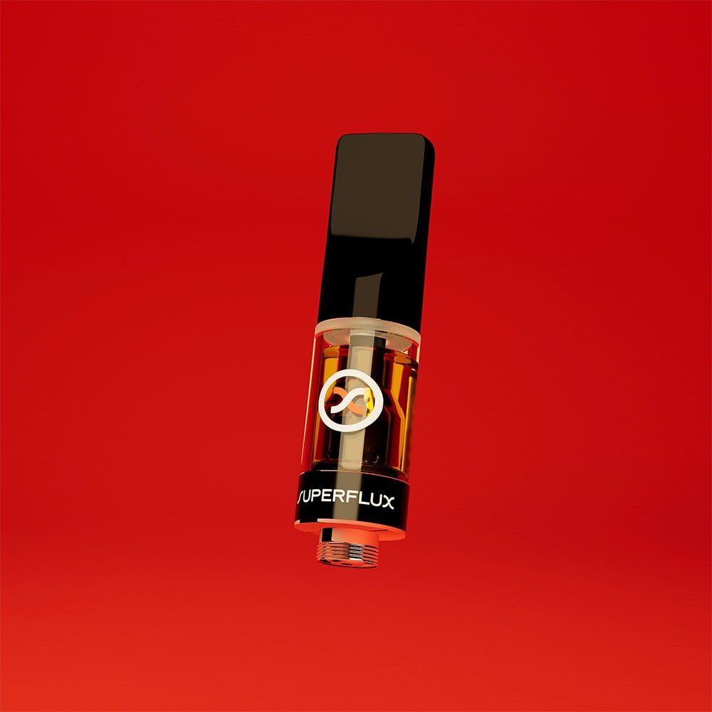 Superflux Cherry Banana Sherbet Live Resin Cartridge Vape, 0.5g - image 2