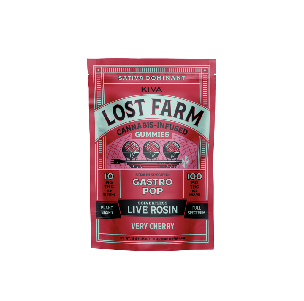 Buy Lost Farm Very Cherry (Gastro Pop) 100mg 10pk Live Rosin