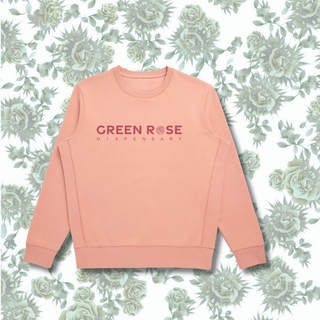 Salmon Crewneck Green Rose