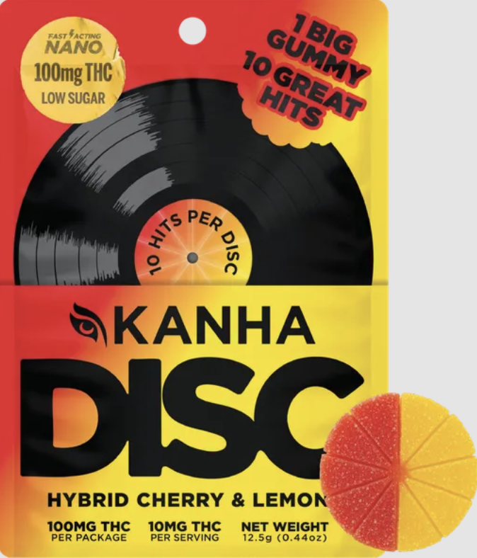 Kanha Nano Disc Cherry & Lemon 100mg 1pc