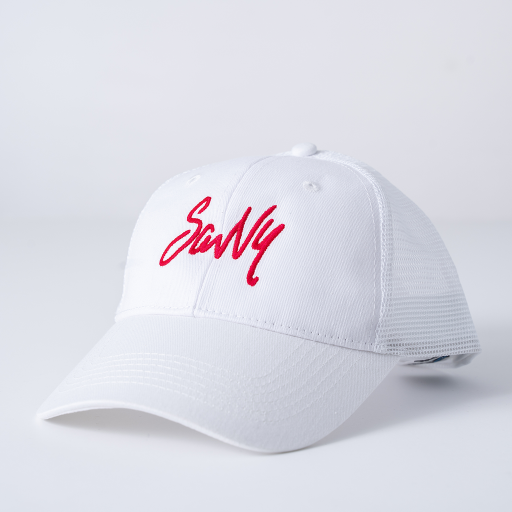 Savvy White w/ Pink Hat, EACH