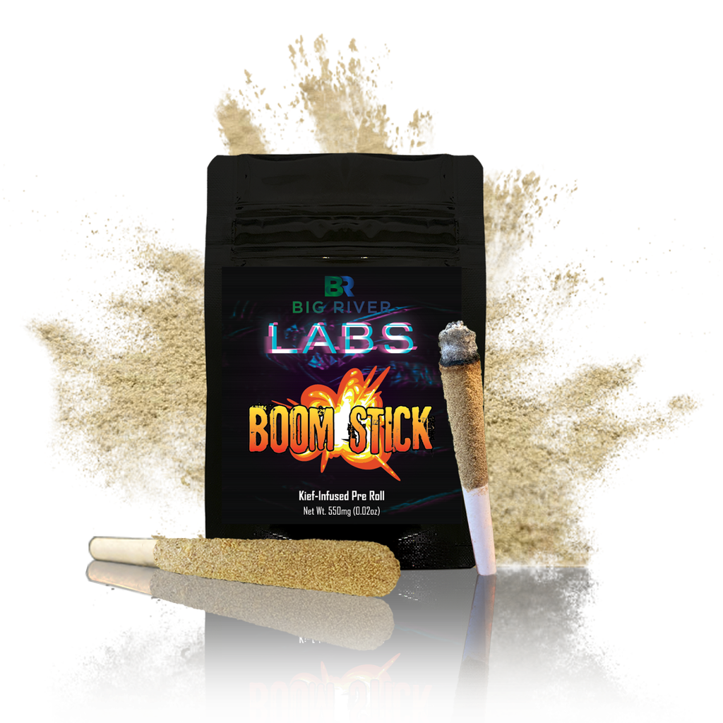 Big River Infused Pre-Roll | Boomstick | Energy 0.5g Pre-Roll