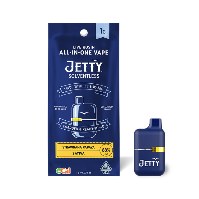 Strawnana Papaya Solventless AIO  Jetty Extracts
