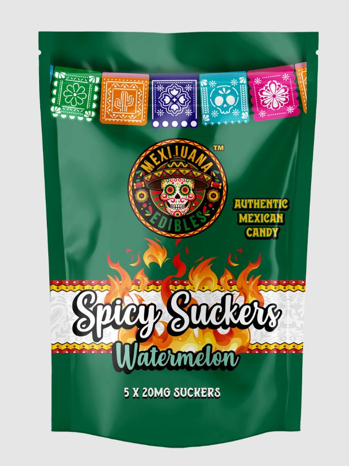 Mexijuana Spicy Watermelon Suckers 100mg 5pk