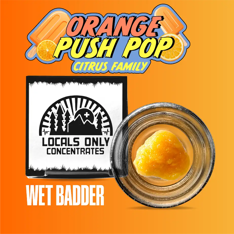 Orange Push Pop Locals Only - by CLADE9