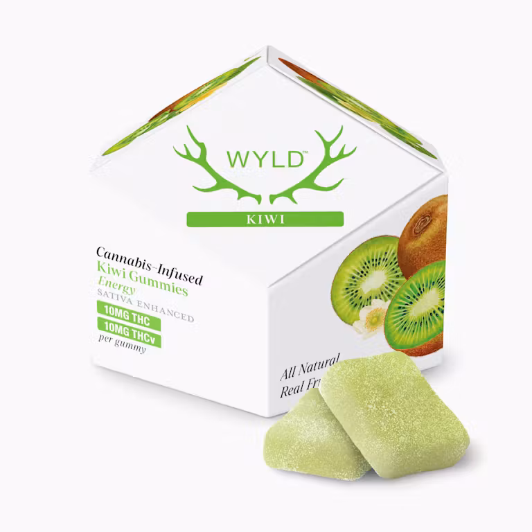 Wyld Kiwi 1:1 Gummies 100mg