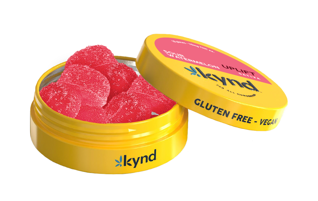 Kynd Uplift Sour Watermelon | 10 Pack 100mg | 10mg ea