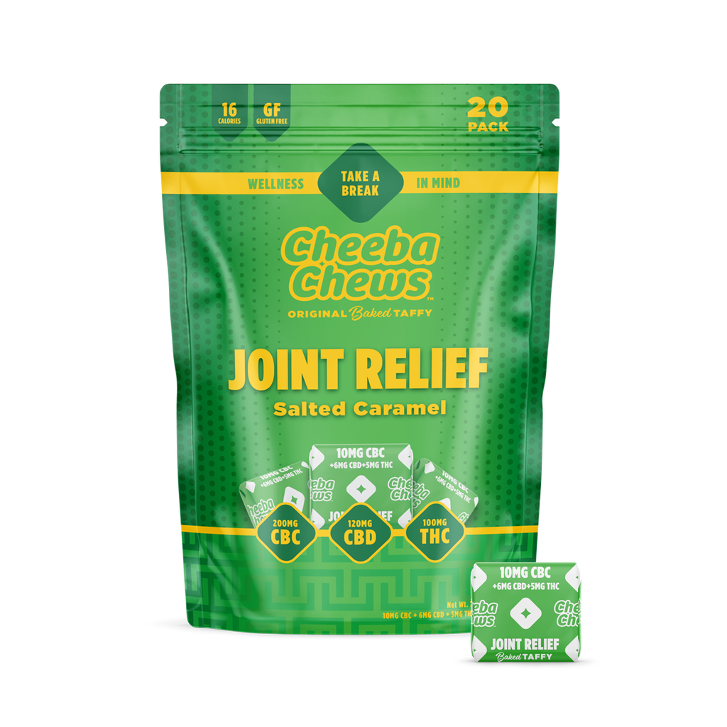 Cheeba Chews Salted Caramel - Joint Relief Soft Candy Edible, 100mg, 20pk