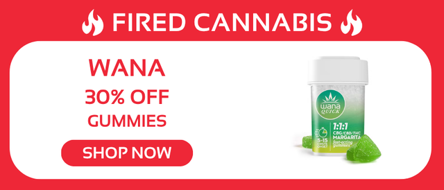 Cannabis Promo, Cannabis Sales, Cannabis Discounts, Cannabis on Sale, Wana Gummies: 30% OFF