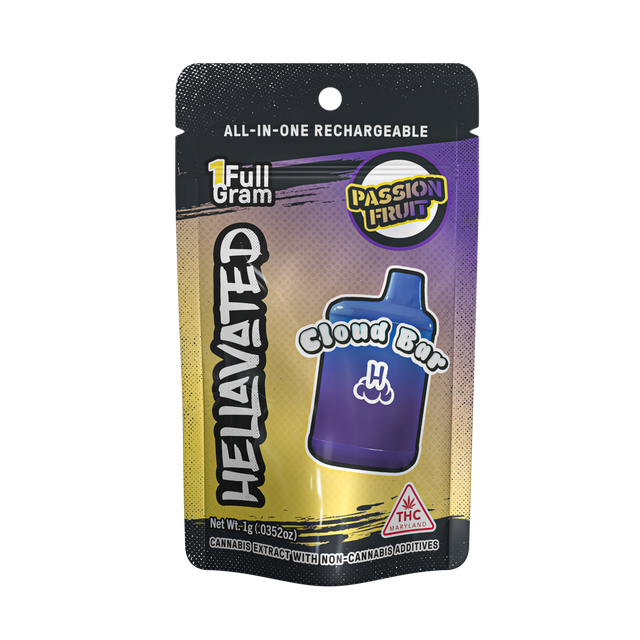 Passion Fruit Cloud Bar Hellavated Passion Fruit Cloud Bar Hellavated