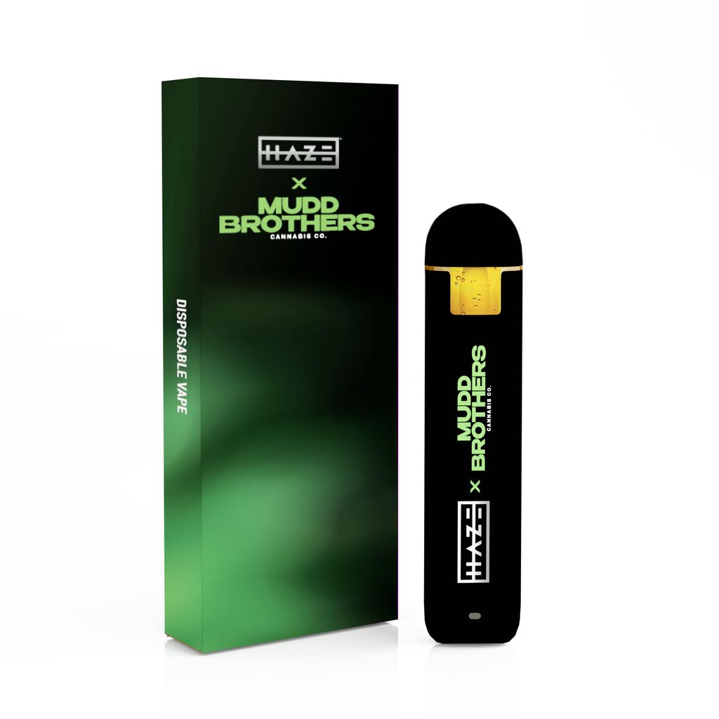 Haze x Mudd Brothers Stone Cold Live Resin All-In-One Vape, 1g in