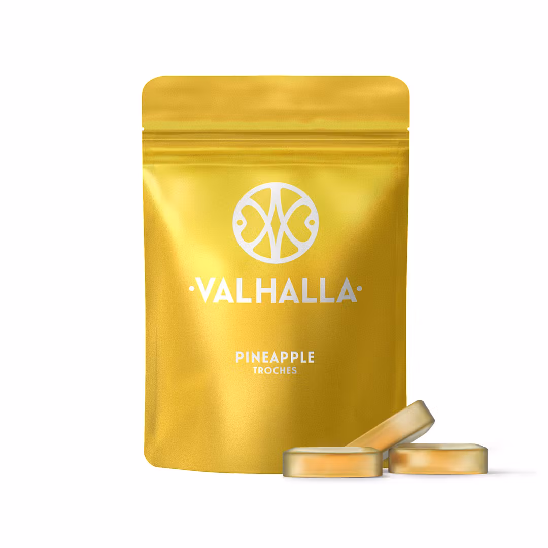 Valhalla Pineapple RSO Gummy Candy Edible, 100mg, 10pk
