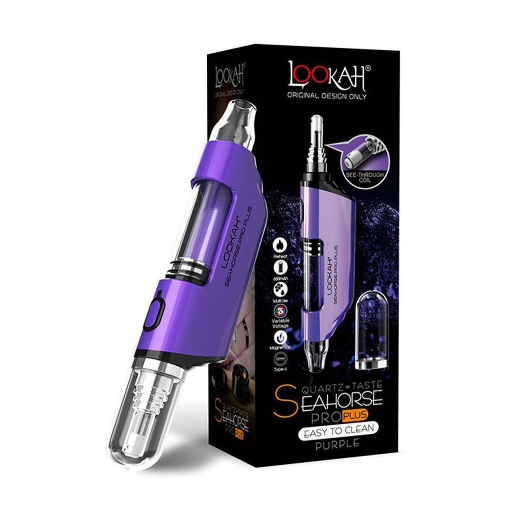 Lookah Seahorse Pro Plus Vaporizer, Purple