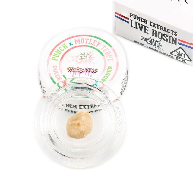 Dulce De Sherbert Live Rosin Badder Punch Edibles