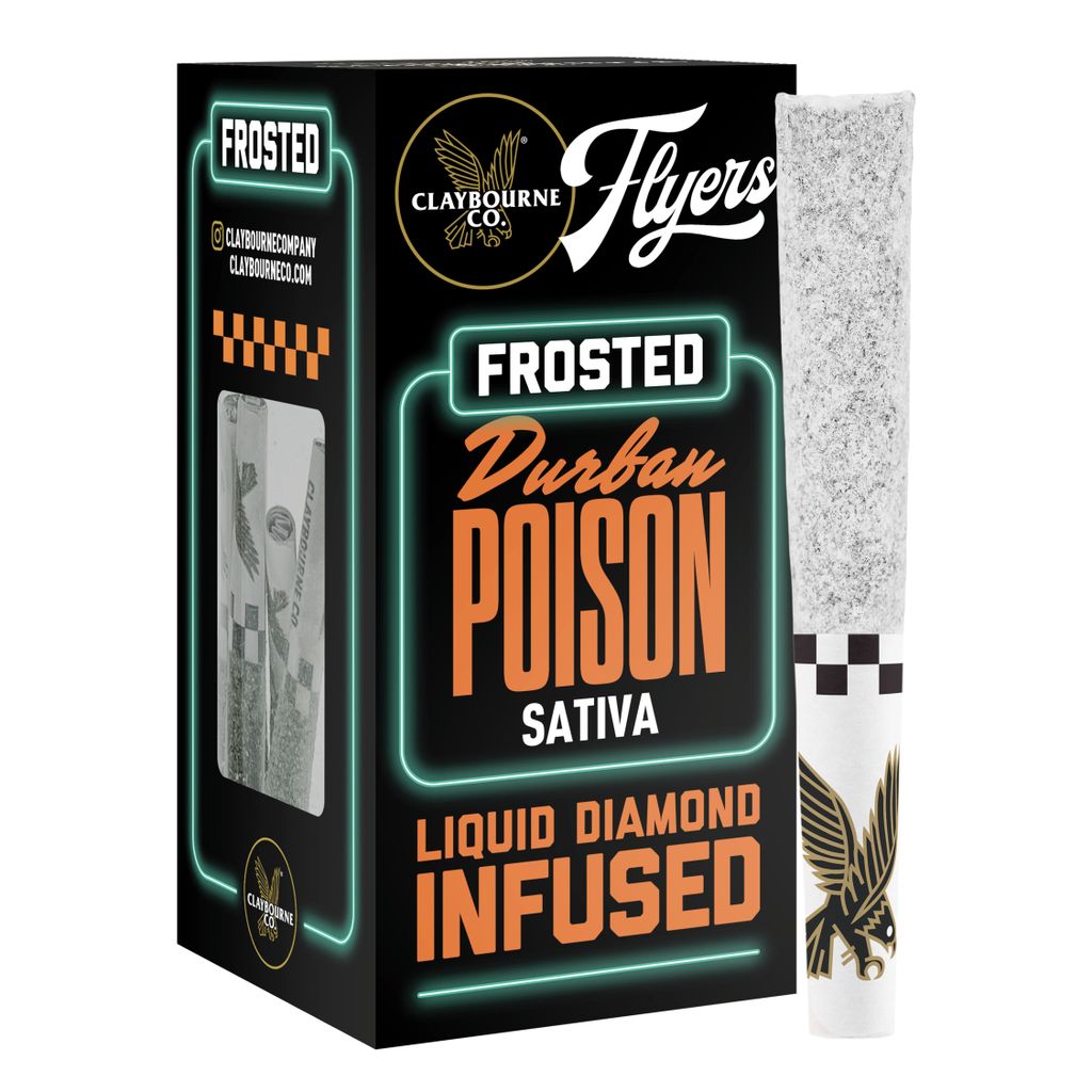 Durban Poison Infused Frosted Flyers 5-Pack
