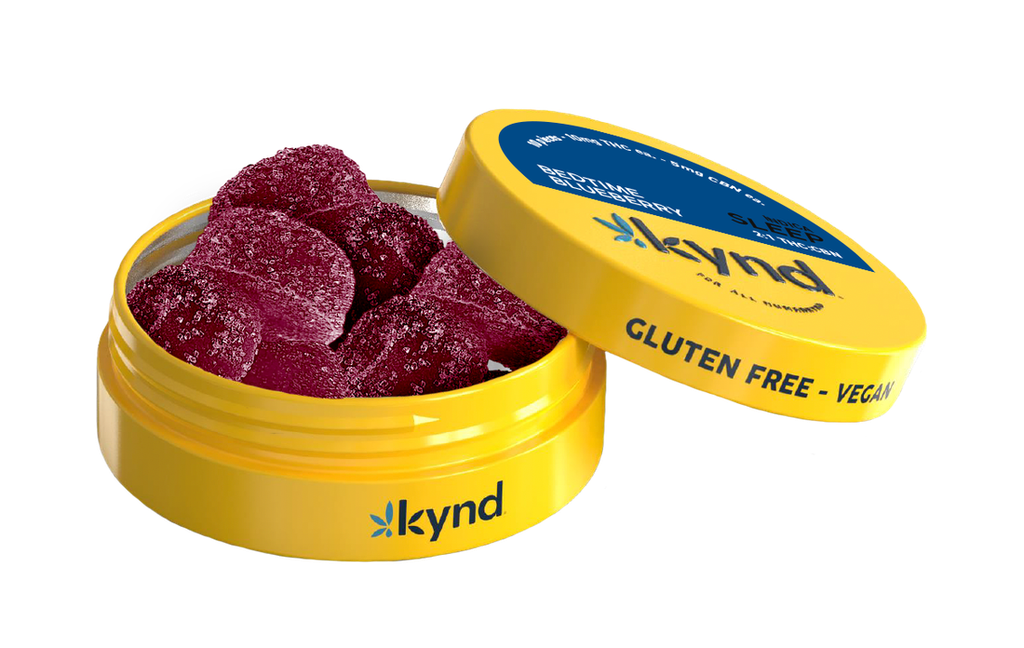 Kynd Sleep Bedtime Blueberry 2:1 THC:CBN | 10 Pack 100mg | 10mg ea