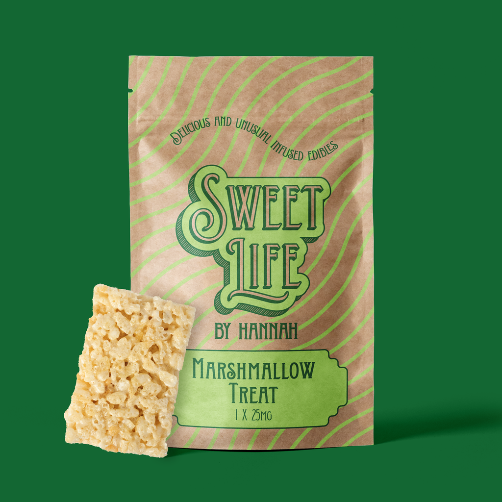 Sweet Life Marsh Mellow Treats Other Baked Goods Edible, 25mg, 1pk Baked Goo - image 2