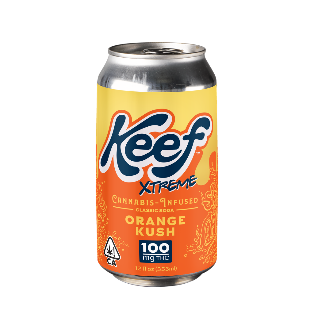 KEEF Orange Kush Soda Beverage Edible, 100mg, 1pk - image 2