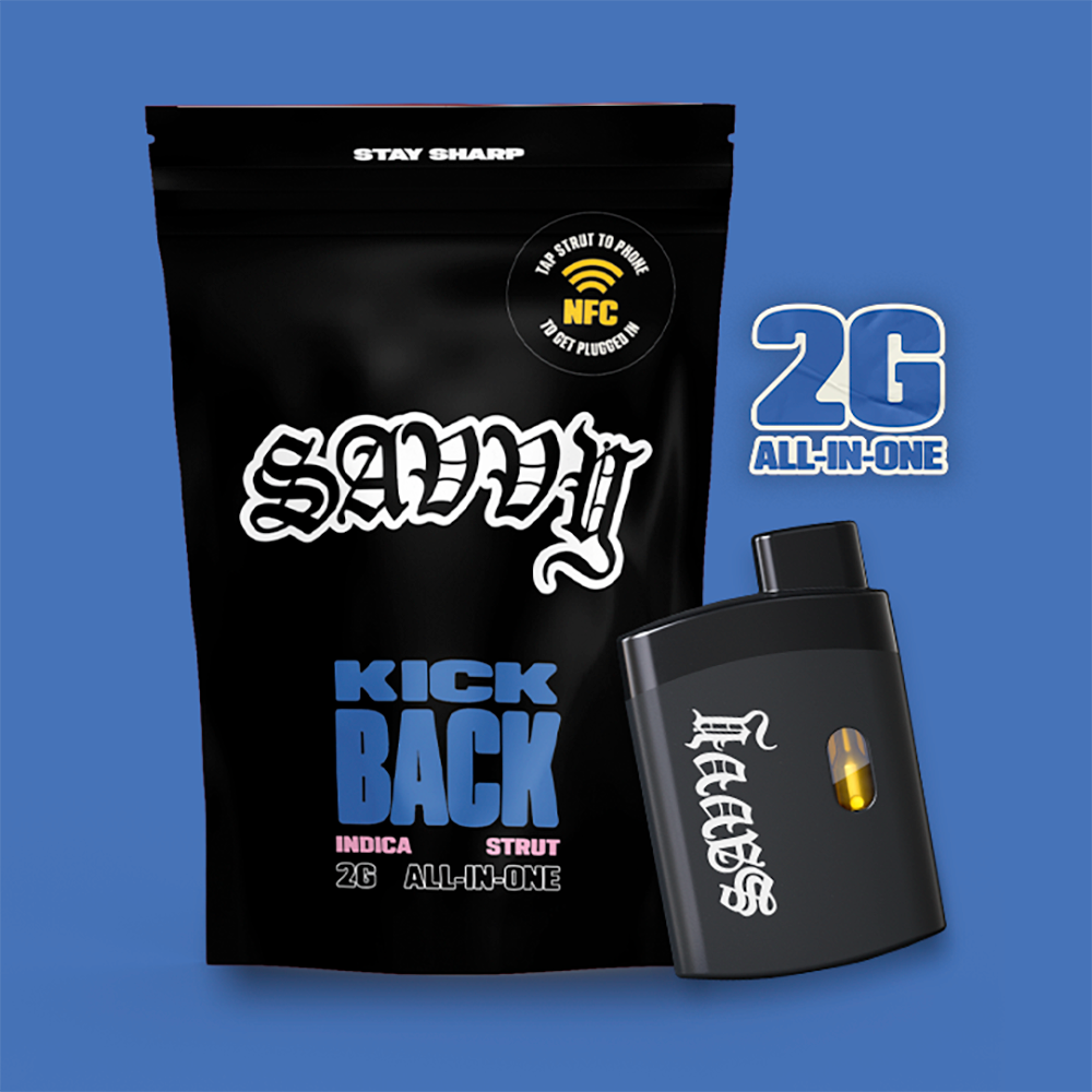 Savvy Strut Rainbow Sherbert All-In-One Vape, 2g